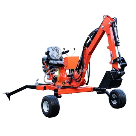 liberty 360 degree rotation towable mini excavator|badger backhoe towable mini excavator.